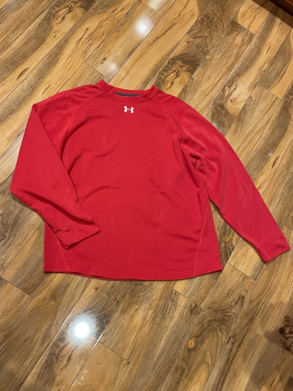 Men’s extra large XL under Armour sweatshirt red and white